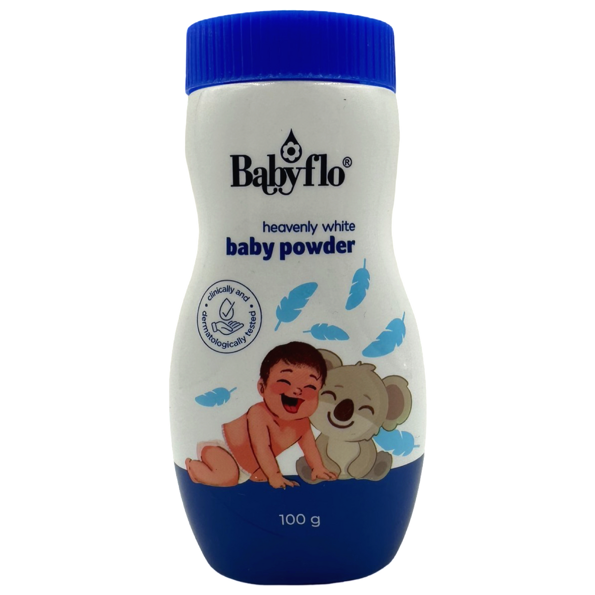 Babyflo – Baby Powder – Heavenly White (BLUE) – 100 G