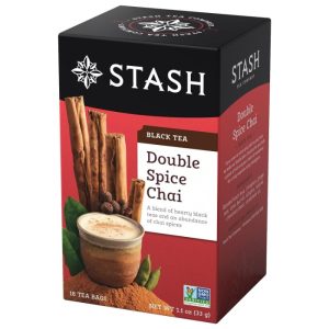 Stash – Double Spice Chai Essence Tea, 18 Bags | Pack of 6