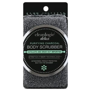 Clean Logic – Detox Charcoal Body Scrubber, 1 Each