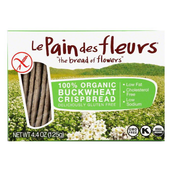 Le Pain des Fleurs Buckwheat Crispbread – Organic, Gluten-Free Crunch