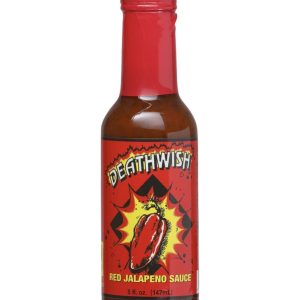 Hot Sauce Deathwish Red Jalapeno 5 oz Heat 4