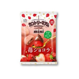 Fujiya Country Ma’am Mini Cookies – Strawberry Chocolate
