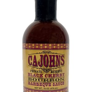 Cajohns Black Cherry Bourbon Barbecue Sauce, 16oz.