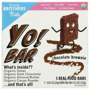 Bearded Brothers – Brownie Chocolate Bar, 4.23 oz – Pack of 6