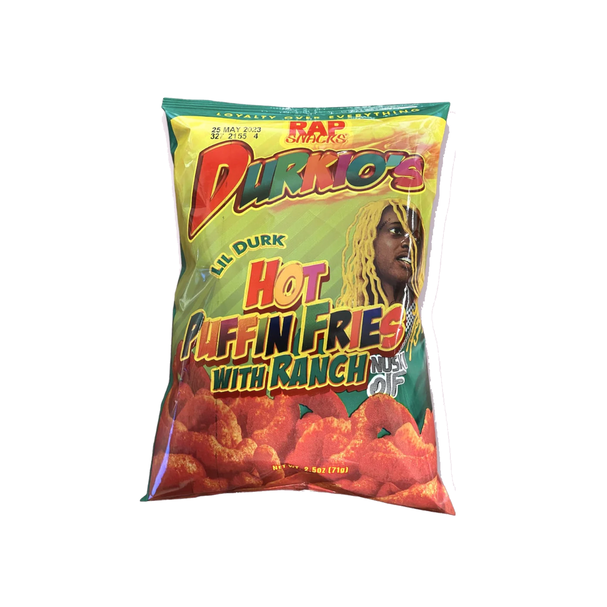 Rap Snacks Durkio’s Hot Puffin Fries with Ranch (US)