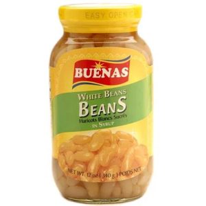 Buenas – White Beans in Syrup – 12 OZ