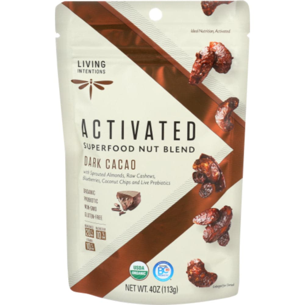 Living Intentions – Dark Cacao Superfood Nut Blend, 4 Oz