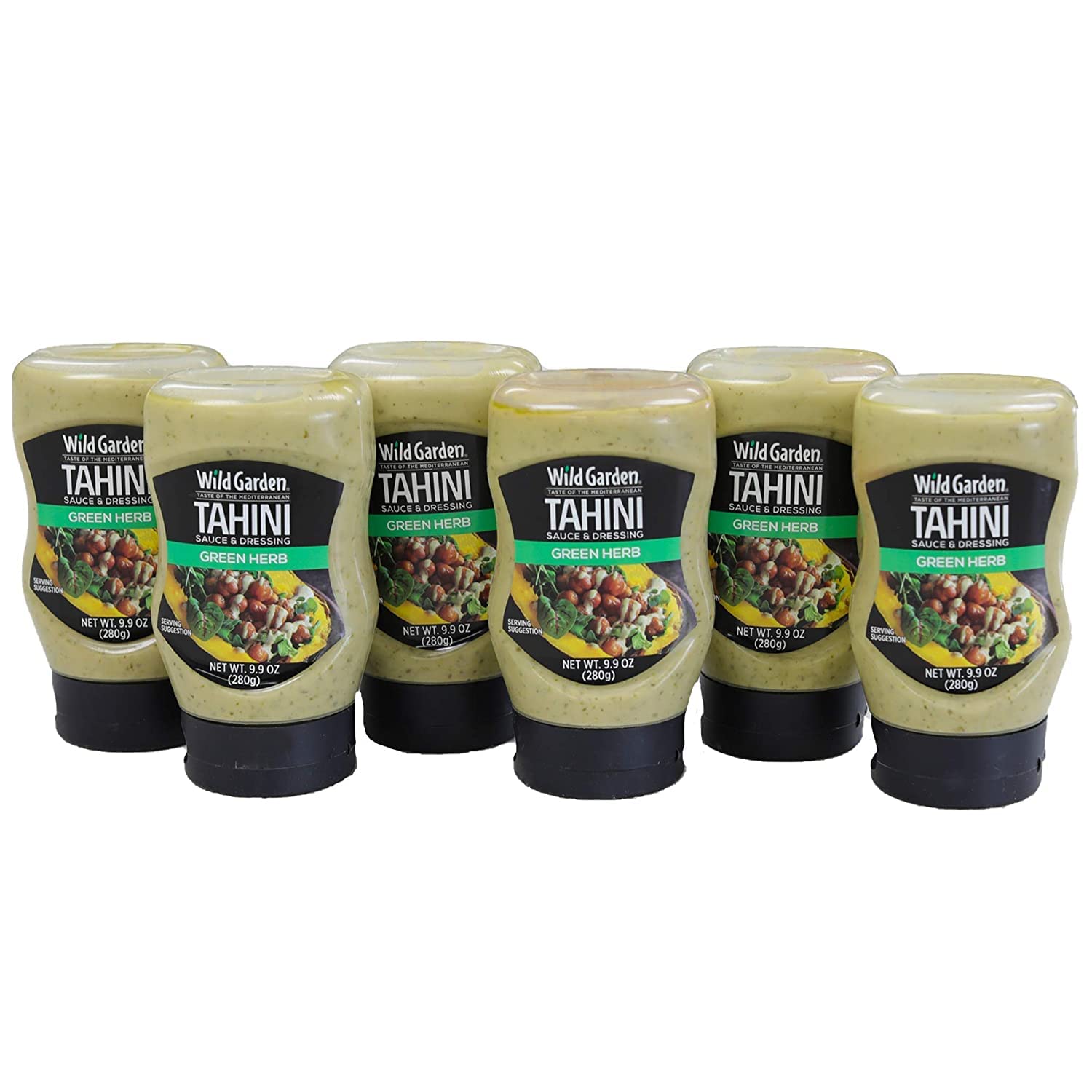 Wild Garden Sauce Tahini Green Herb 9.9 Oz – Pack Of 6