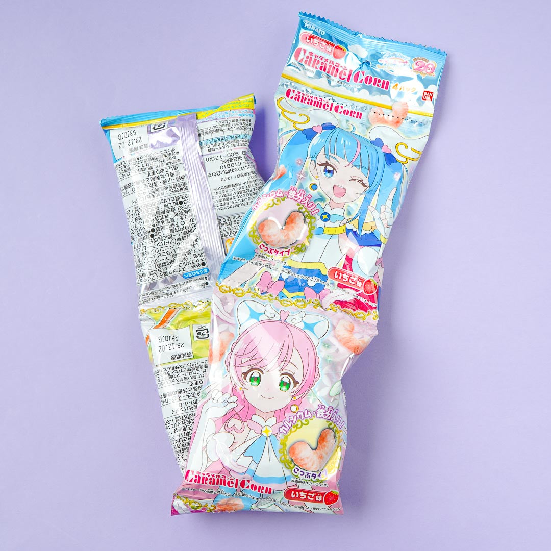 Pretty Cure Caramel Corn Set – 4 pcs / Strawberry