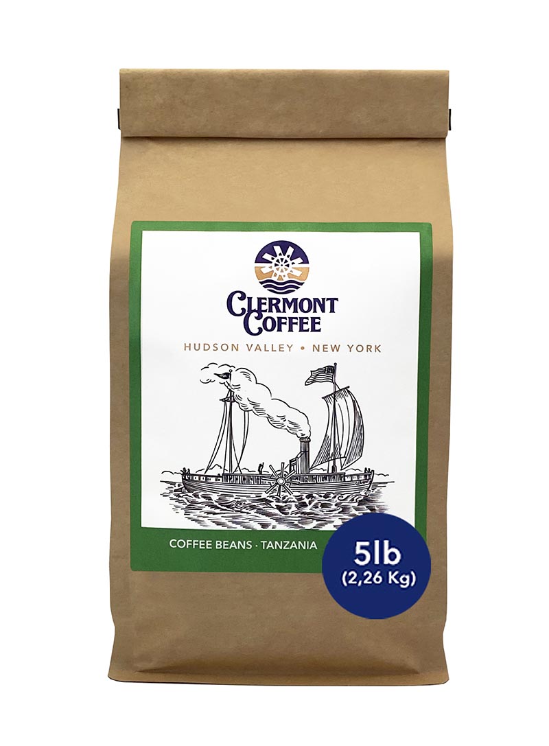 Clermont Coffee Tanzania bag – 5lb (2,26kg)