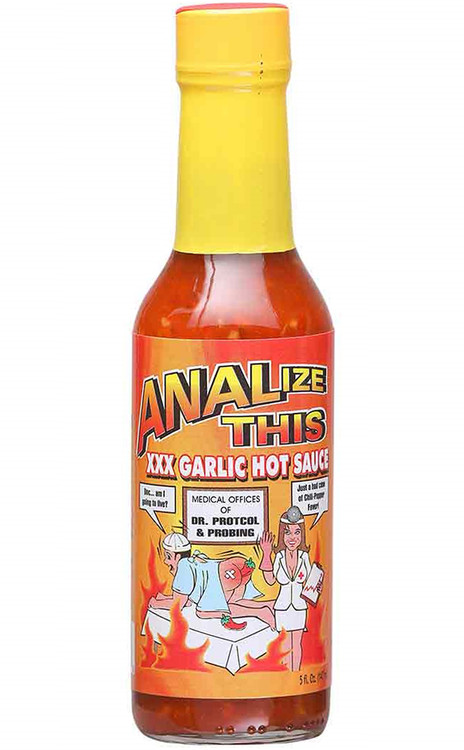 Analize This XXX Garlic Hot Sauce, 5oz.