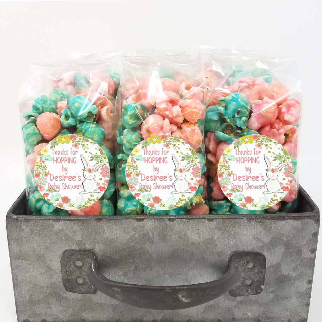 Bunny Baby Shower – Popcorn Party Favors