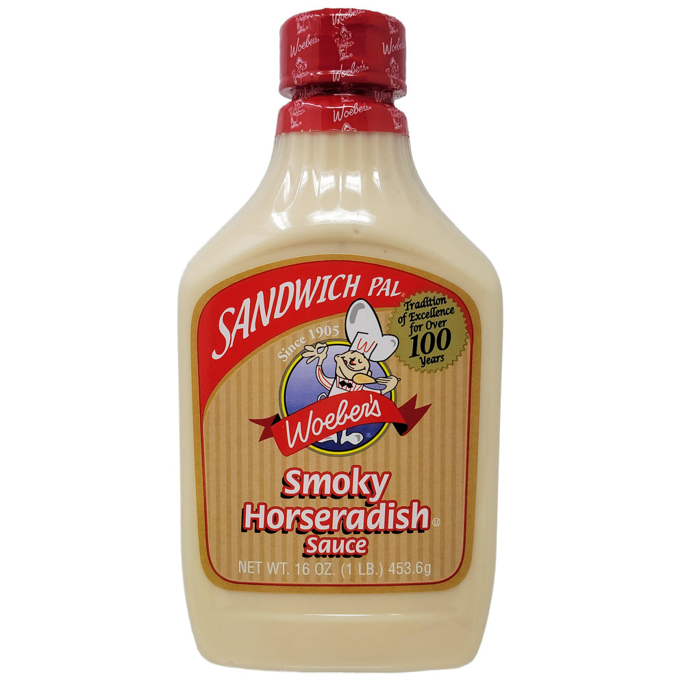 Woeber’s Sandwich Pal Smoky Horseradish Sauce – 16oz