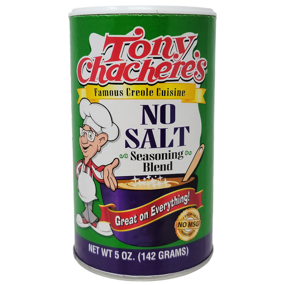 Tony Chachere’s No Salt Added Seasoning Blend – 5oz.