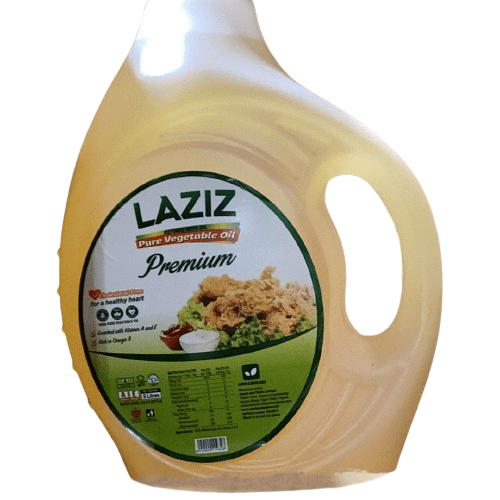 Laziz Veg Oil: 5L. Premium quality. Perfect for frying & cooking