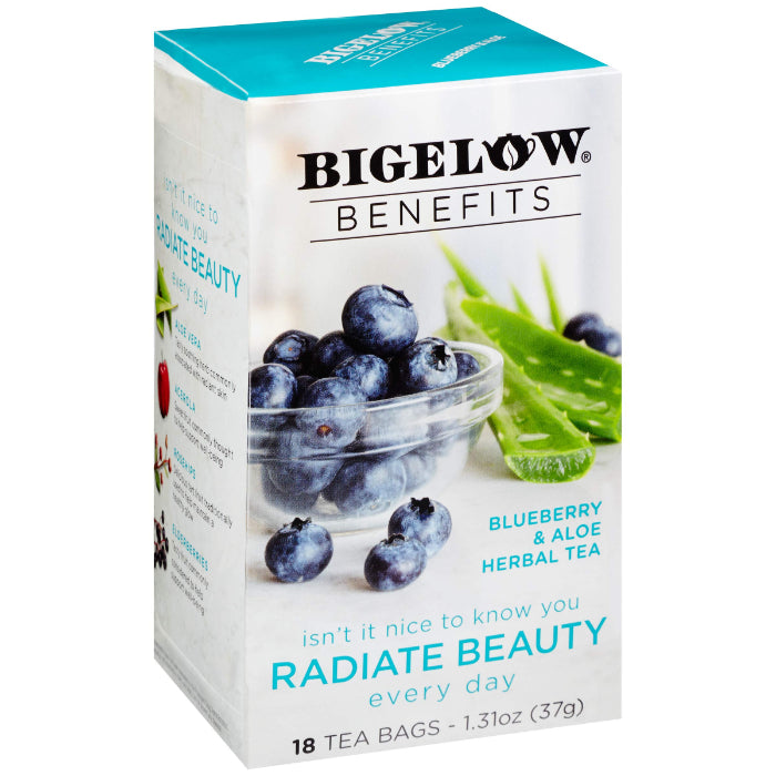 Bigelow – Blueberry & Aloe Tea, 1.31 oz | Pack of 6