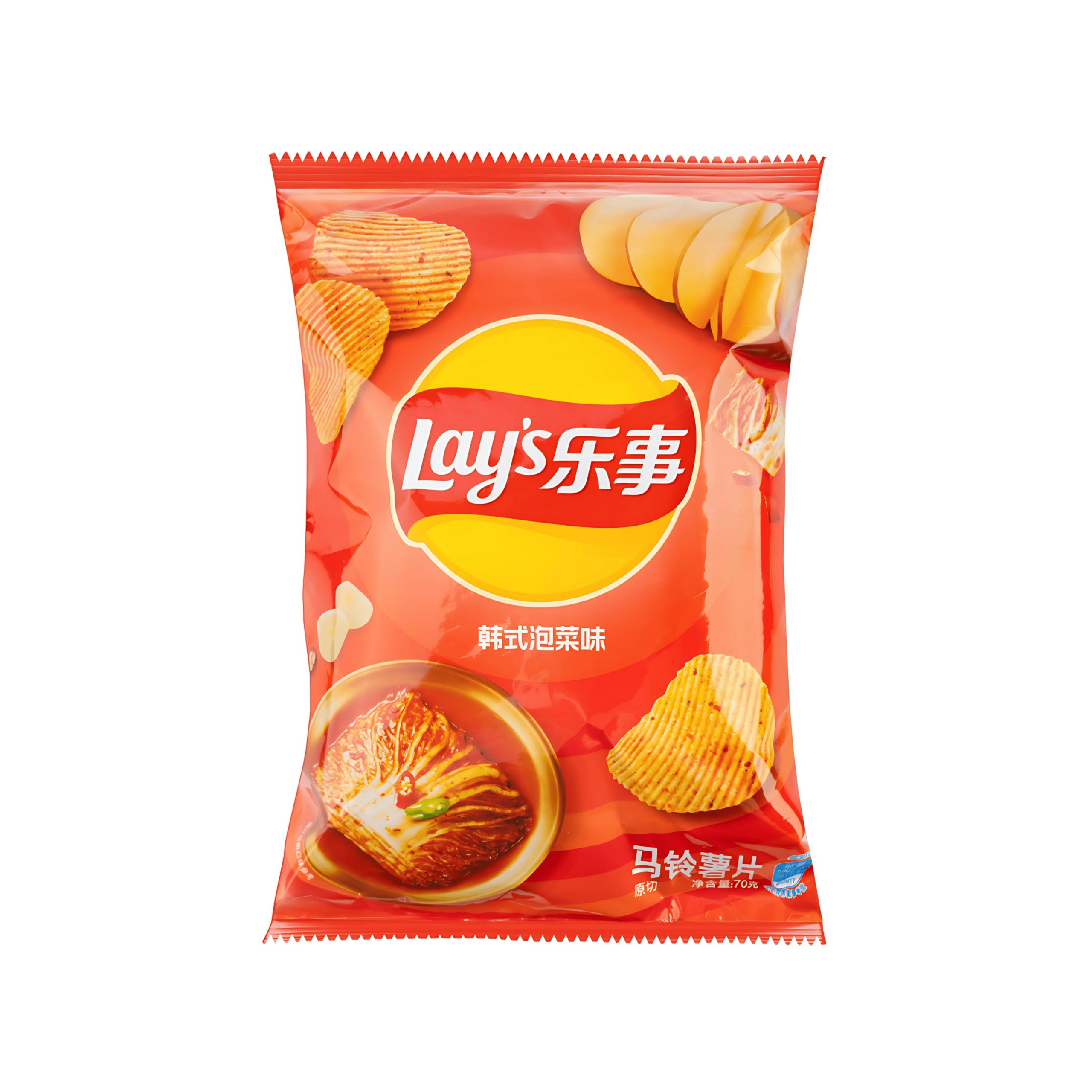 Lay’s Potato Chips Korean Kimchi Flavor (China)