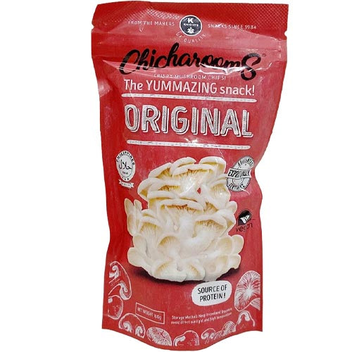 Chicharooms – Crispy Mushroom Chips – Original – 100 G