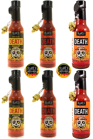 Blair’s Hotter Death Sauces Six Pack
