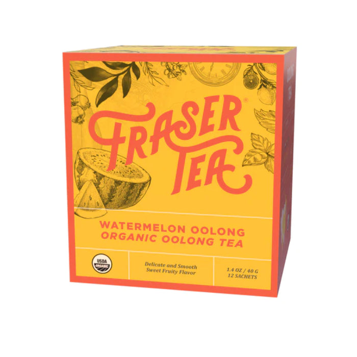 Fraser Tea – Watermelon Oolong Tea, 1.4 Oz | Pack of 6