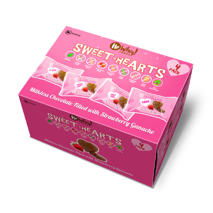 No Whey! Foods – Sweet-Hearts Strawberry Ganache, 4pk