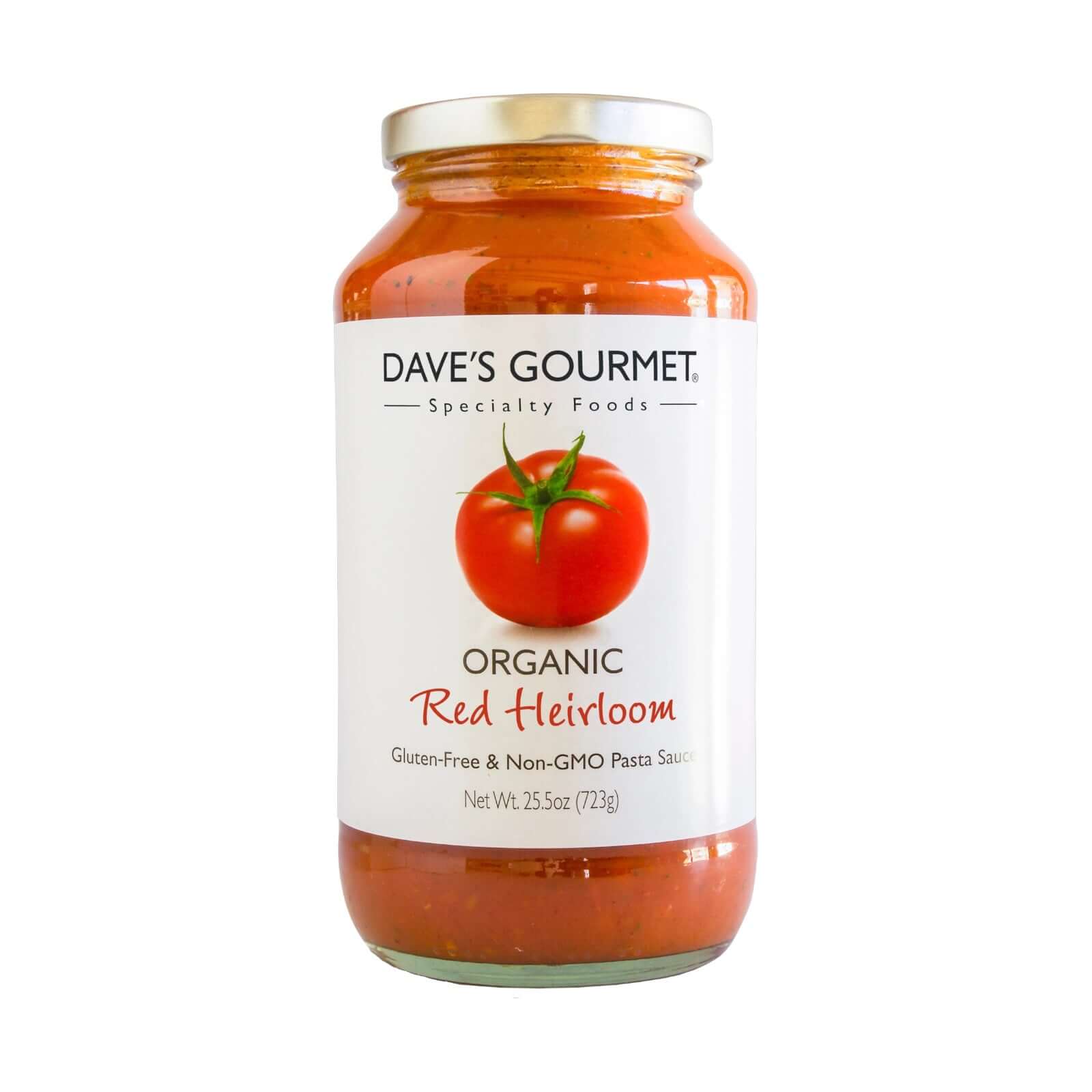 DAVE’S GOURMET Organic Red Heirloom Pasta Sauce