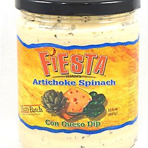 Fiesta Artichoke Spinach Con Queso Dip