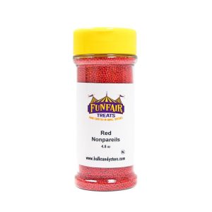 Red Nonpareil Sprinkles – 4.8 oz