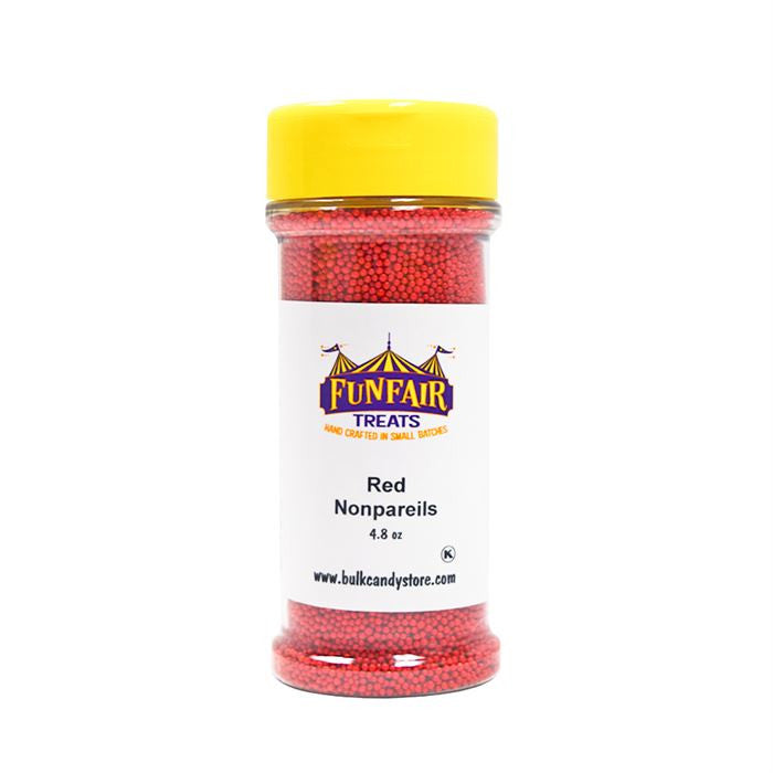 Red Nonpareil Sprinkles – 4.8 oz