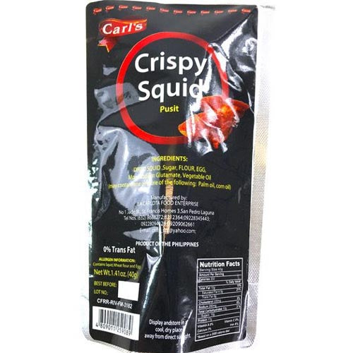 Carl’s – Crispy Squid – Pusit – Regular – 40 G