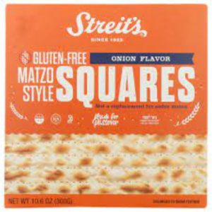 Streits Square Matzo Onion 10.5 Oz – Pack Of 12