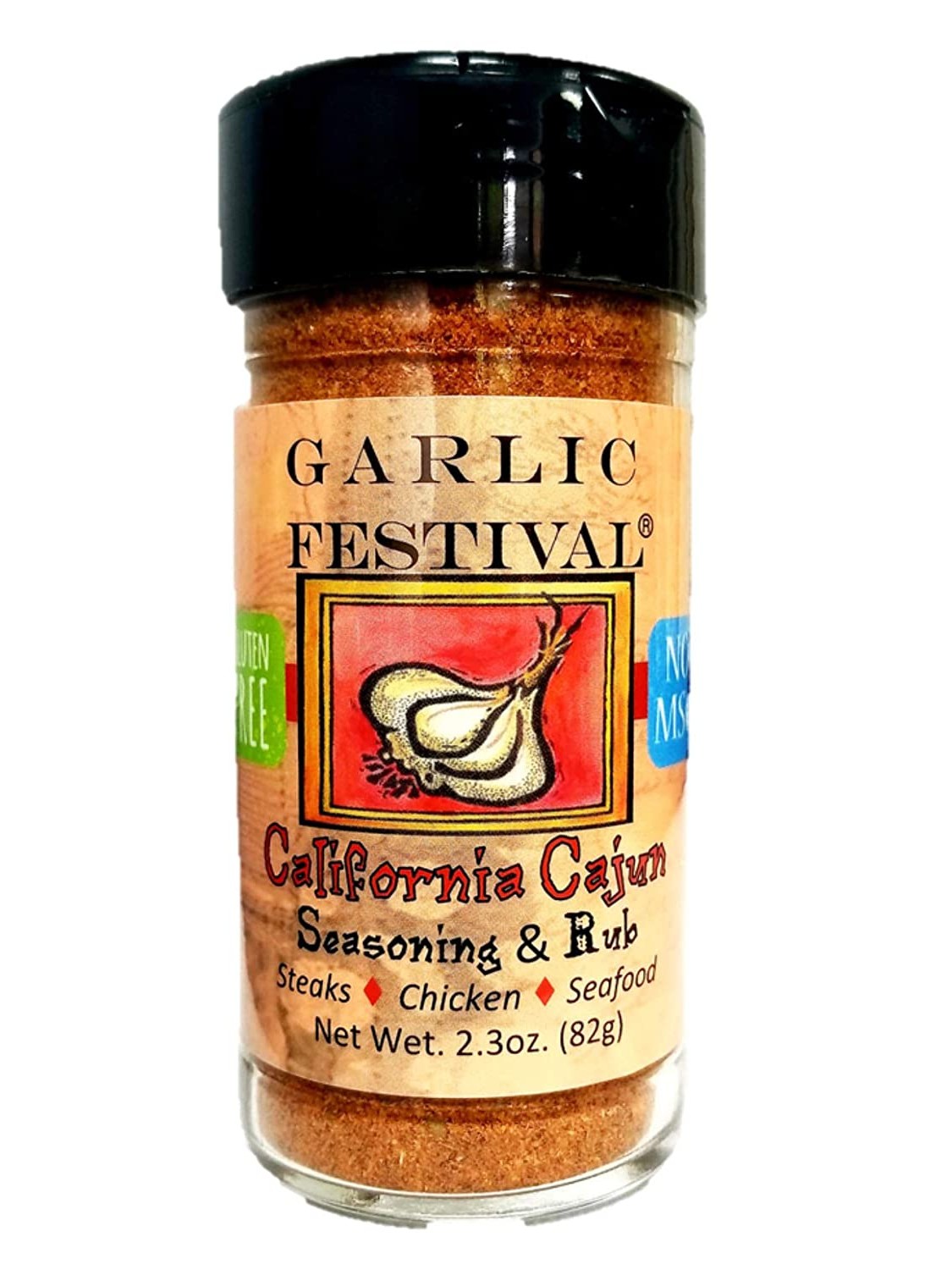 Seasoning California Cajun 2.3 oz Garlic Festival Foods