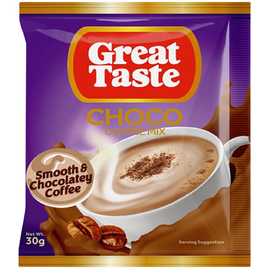 Great Taste – Choco Coffee Mix – 10 Pack Sachet – 30g