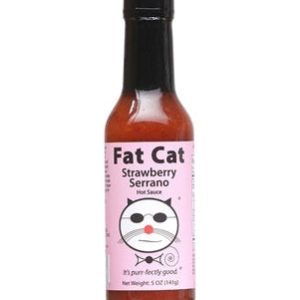 Hot Sauce Fat Cat Strawberry Serrano 5 oz Heat 5