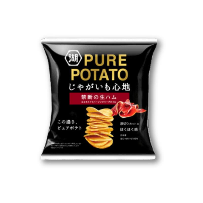 Koikeya Pure Potato Chips – Raw Ham