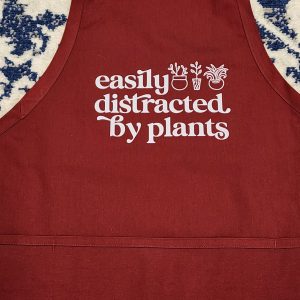 Easily Distracted by Plants Apron