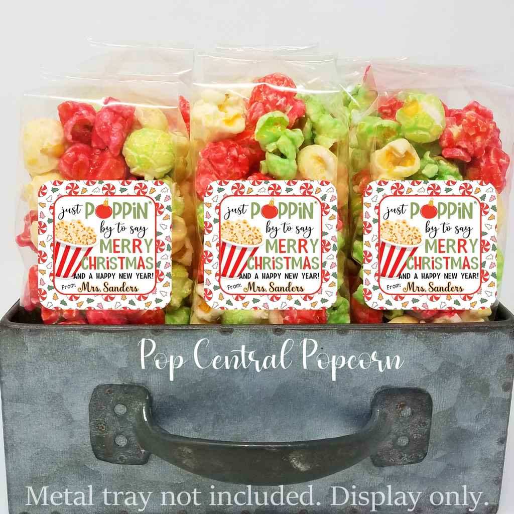 Poppin By – Christmas – Popcorn Party Favors