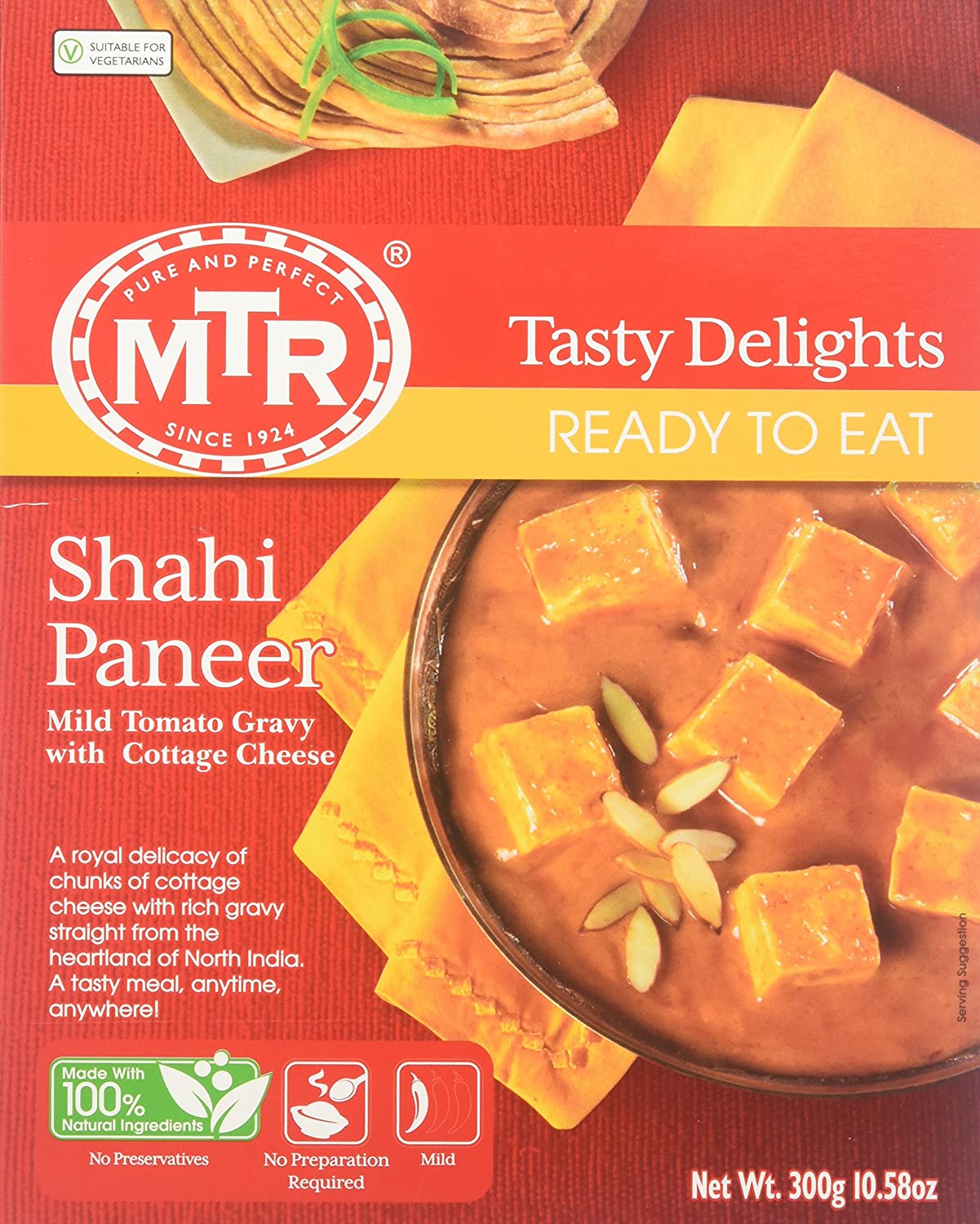 MTR Ready to Eat – Shahi Paneer 10.58oz(300g)