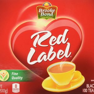 Brooke Bond Red Label 100-Tea Bags. 7oz(200g)