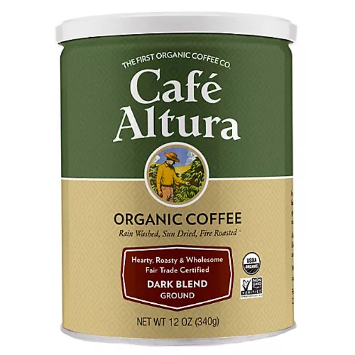 Café Altura – Organic Ground House Blend Coffee, 12 oz | Pack of 6