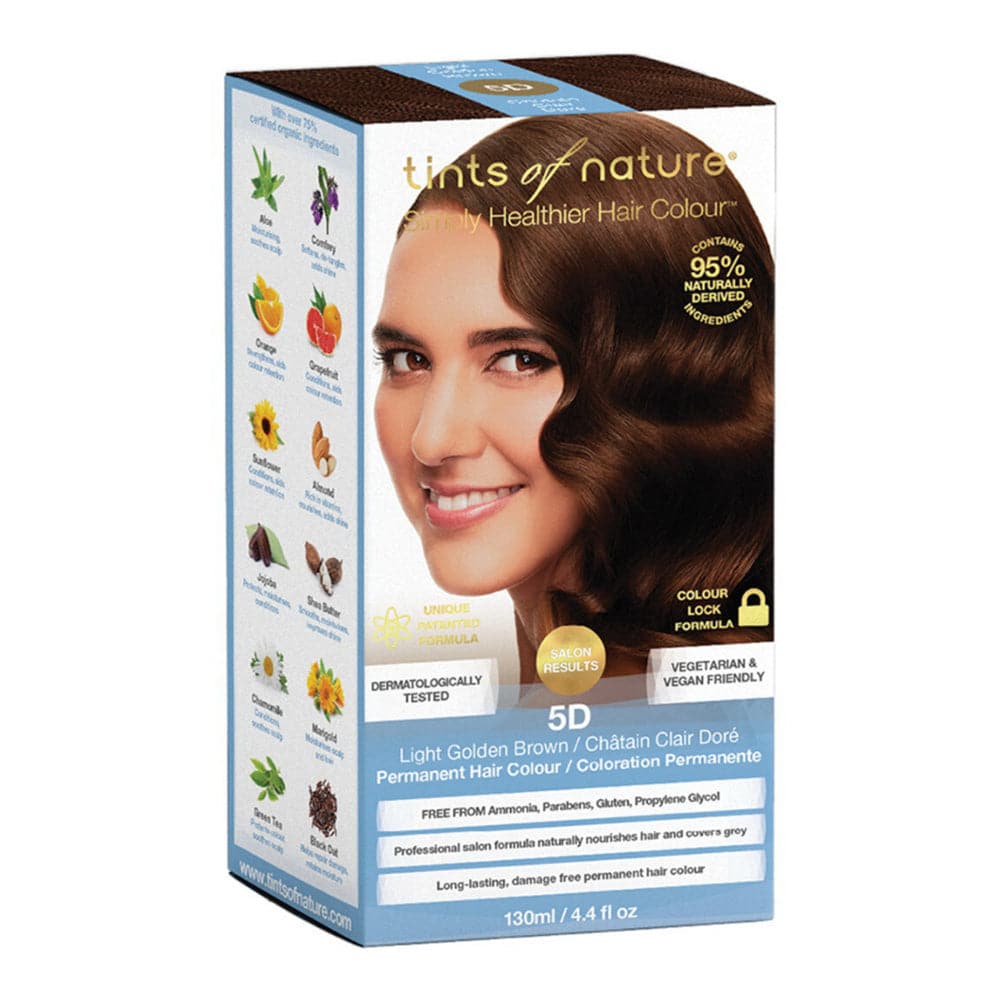 Tints Of Nature – 5D Light Golden Brown Permanent Hair Color
