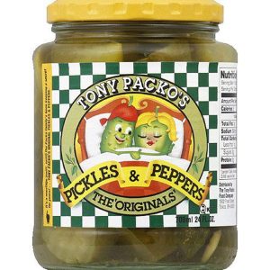 Tony Packos – Pickle & Pepper Original, 24 Oz | Pack of 6