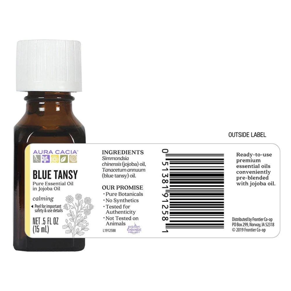 Aura Cacia – Precious Essentials Blue Tansy (In Jojoba), .5 fl oz