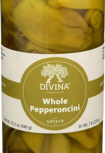Divina – All Natural Pepperoncini, 15.5 Oz | Pack Of 6