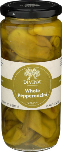 Divina – All Natural Pepperoncini, 15.5 Oz | Pack Of 6