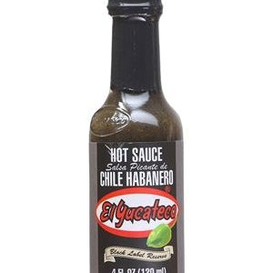 Hot Sauce El Yucateco Habanero Black Label Reserve 4 oz Heat 6
