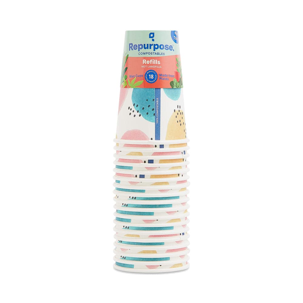 Repurpose – Compostable Paper Cups – 16oz