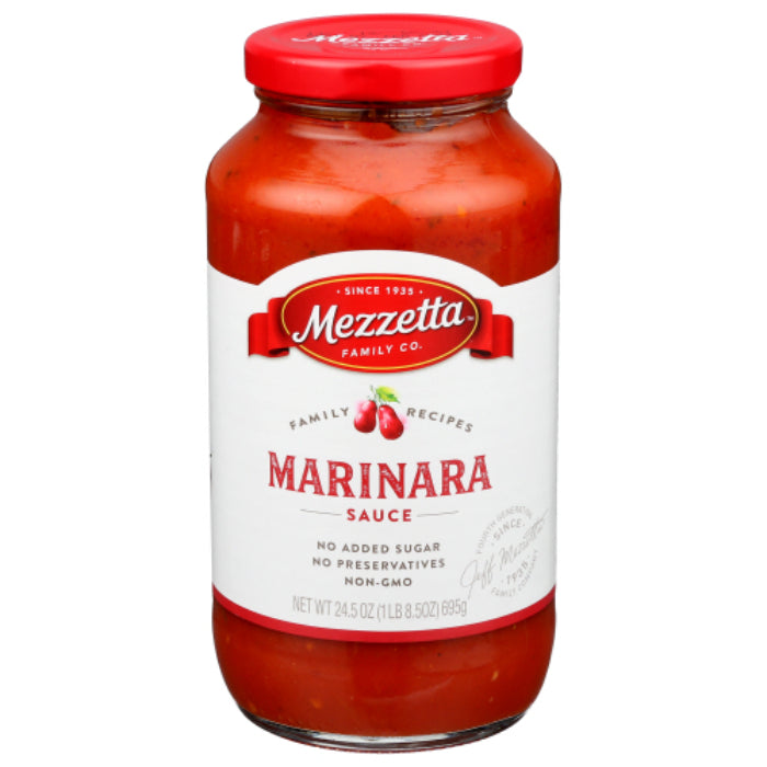 Mezzetta – Sauce Marinara Homemade, 24.5 Oz – Pack of 6