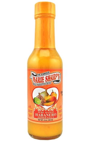 Marie Sharp’s Pure Mango Habanero Pepper Sauce, 5oz.