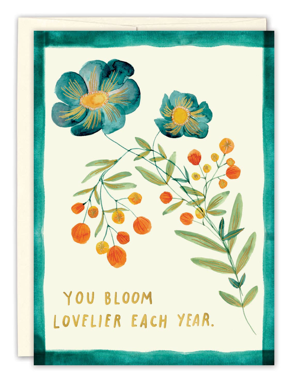 Biely & Shoaf – Bloom Lovelier Each Year Birthday Card